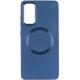 TPU чохол Bonbon Metal Style with MagSafe для Samsung Galaxy A55 Синій / Denim Blue
