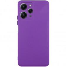 Чохол TPU GETMAN Liquid Silk Full Camera для Xiaomi Redmi 12 Фіолетовий / Purple