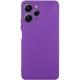 Чохол TPU GETMAN Liquid Silk Full Camera для Xiaomi Redmi 12 Фіолетовий / Purple
