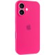 Чохол Silicone Case Full Camera Protective (AA) для Apple iPhone 17 (6.3") Рожевий / Barbie pink
