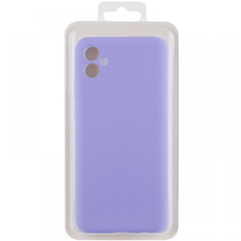 Чохол Silicone Cover Lakshmi Full Camera (AA) для Samsung Galaxy A05 Бузковий / Dasheen