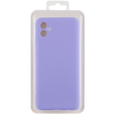 Чохол Silicone Cover Lakshmi Full Camera (AA) для Samsung Galaxy A05 Бузковий / Dasheen