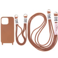 Чохол TPU two straps California для Apple iPhone 13 Pro Max (6.7") Коричневий