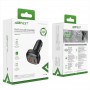 АЗП Acefast B9 66W (2USB-A+USB-C) three port metal car charger Black