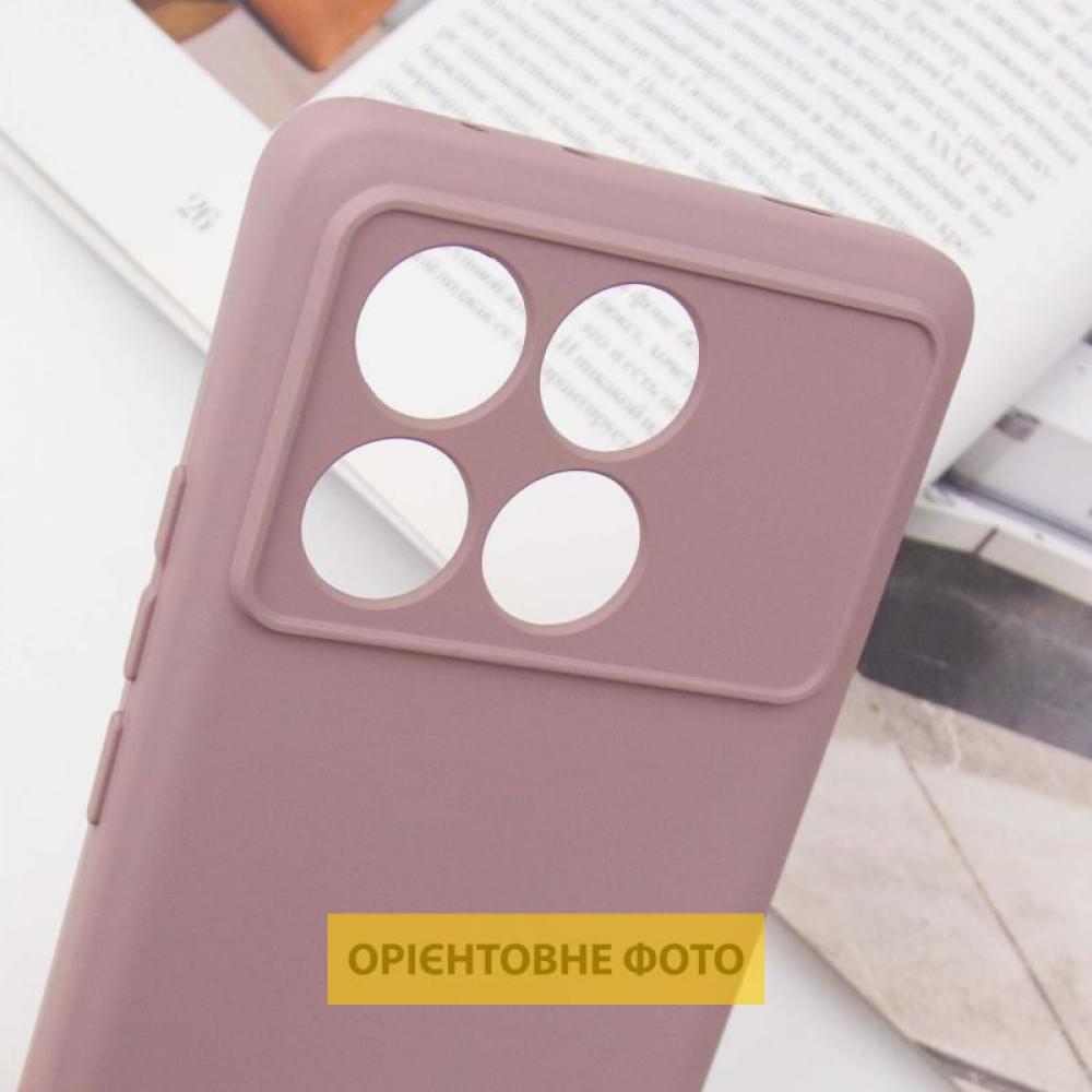 Чохол TPU GETMAN Liquid Silk Full Camera для Xiaomi Poco X6 / Note 13 Pro 5G Рожевий / Pink Sand