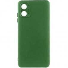 Чохол TPU GETMAN Liquid Silk Full Camera для Motorola Moto G04 / E14 Зелений / Dark green