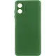 Чохол TPU GETMAN Liquid Silk Full Camera для Motorola Moto G04 / E14 Зелений / Dark green