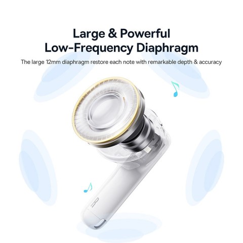 Бездротові TWS навушники Baseus Bowie E13 (A00059701217-Z) Moon White