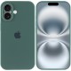 Чохол Silicone Case Full Camera Protective (AA) для Apple iPhone 16 Plus (6.7") Зелений / Pine green