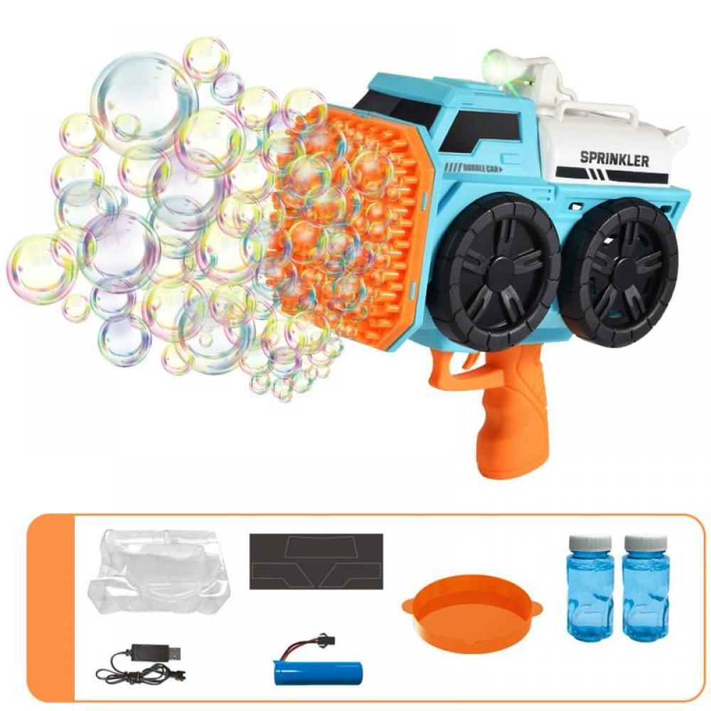 Пістолет з мильними бульбашками SHT KB1295 Truck на 139 отворів + 2xbottle 60ml Blue