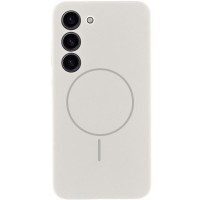 Чохол Silicone Cover Lakshmi Full Camera (AA) with MagFit для Samsung Galaxy S23 Білий / White