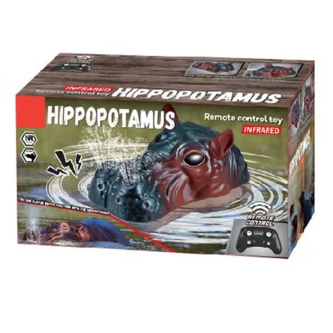 Човен на радіокеруванні SHT 3736AD Hippopotamus 2.4G Black / Brown