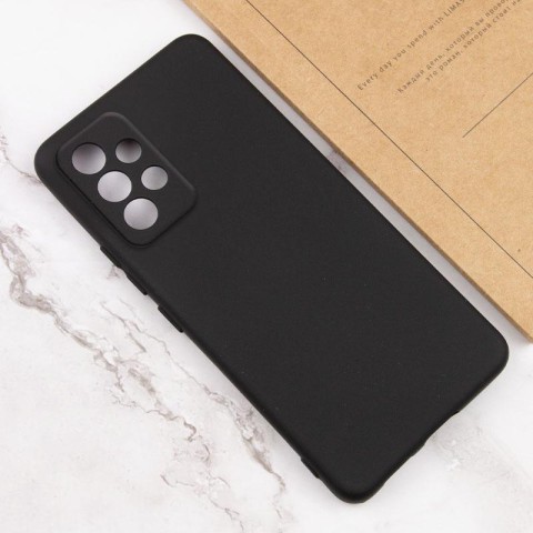 Чохол TPU GETMAN Liquid Silk Full Camera для Samsung Galaxy A52 4G / A52 5G / A52s Чорний / Black