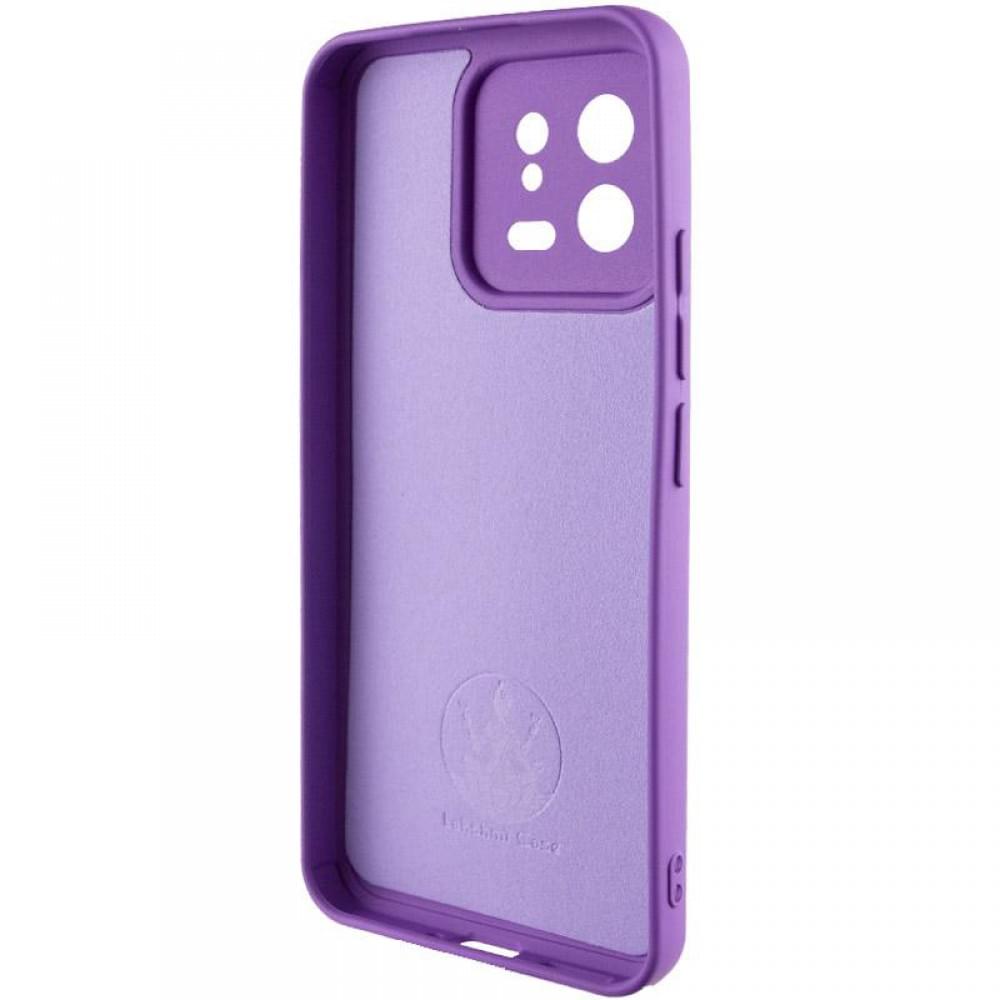 Чохол TPU GETMAN Liquid Silk Full Camera для Xiaomi 13 Фіолетовий / Purple