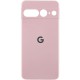 Чохол Silicone Cover Lakshmi Full Camera (AA) with logo для Google Pixel 8 Рожевий / Pink Sand