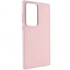 TPU чохол Bonbon Metal Style для Samsung Galaxy S24 Ultra Рожевий / Light pink