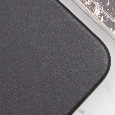 Шкіряний чохол Leather Case (AAA) with MagSafe and Animation для Apple iPhone 13 (6.1") Midnight