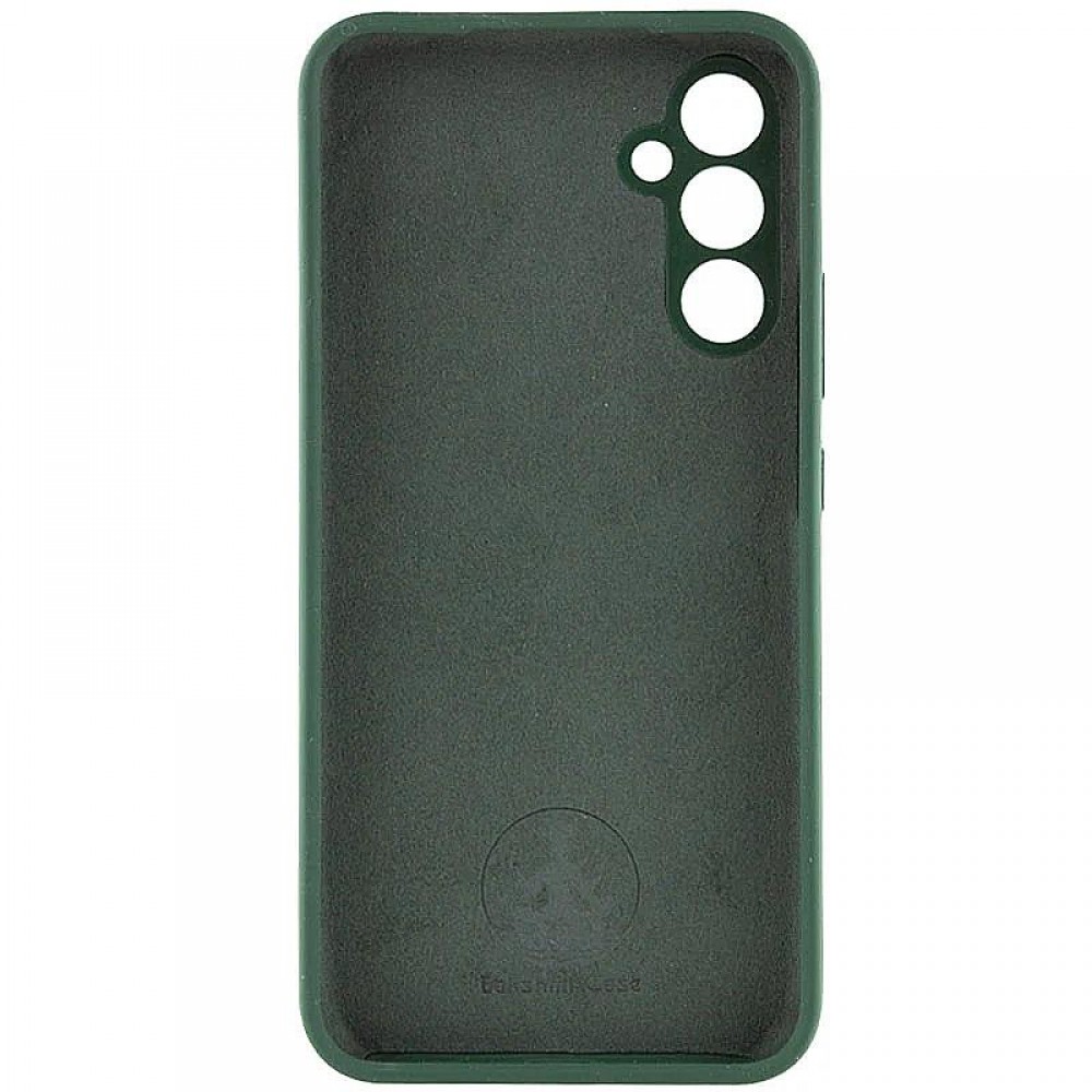 Чохол Silicone Cover Lakshmi Full Camera (AA) with logo для Samsung Galaxy A35 Зелений / Dark green