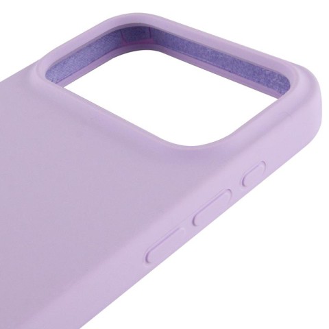 Чохол Silicone Case Full Protective (AA) для Apple iPhone 17 Pro (6.3") Бузковий / Lilac
