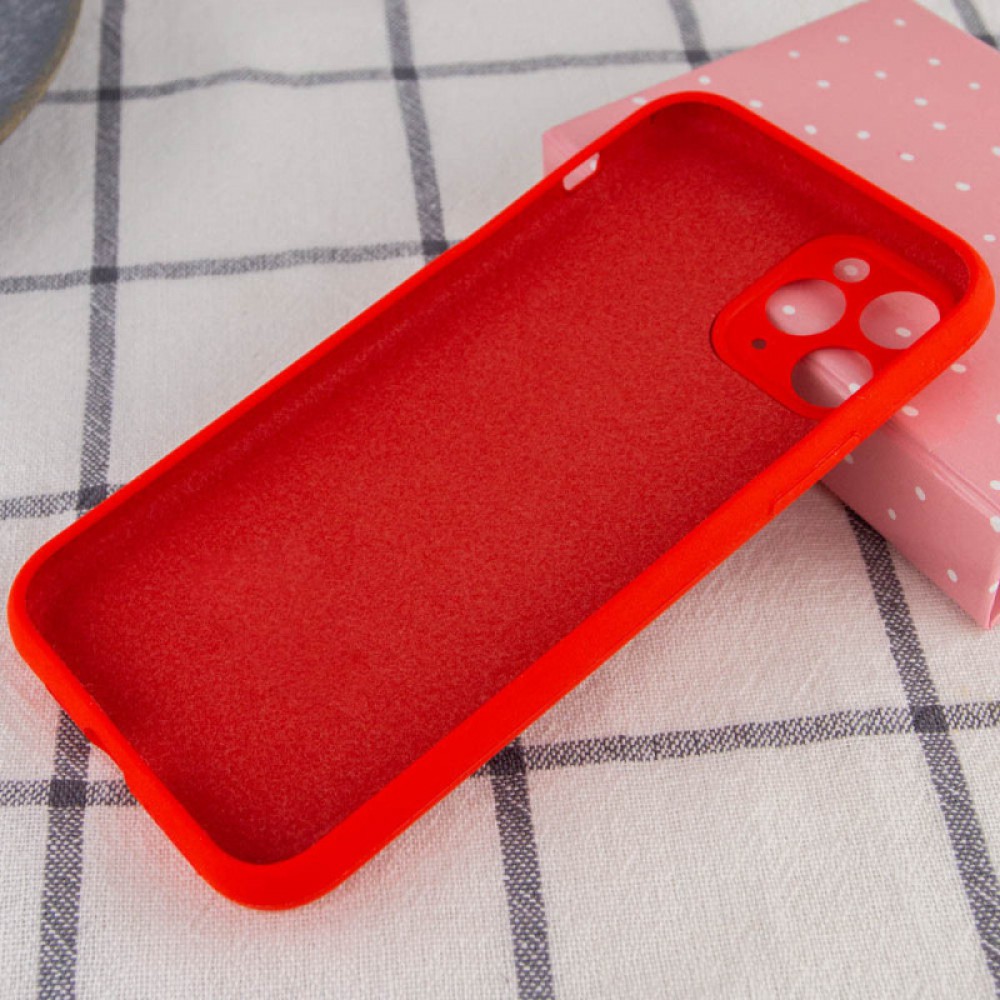 Чохол Silicone Case Full Camera Protective (AA) NO LOGO для Apple iPhone 12 Pro Max (6.7") Червоний / Red Чохол Silicone Case Full Camera Protective (AA) NO LOGO для Apple iPhone 12 Pro Max (6.7") Червоний / Red
