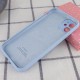 Чохол Silicone Case Full Camera Protective (AA) для Apple iPhone 12 (6.1") Блакитний / Lilac Blue