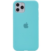 Чохол Silicone Case Full Protective (AA) для Apple iPhone 11 Pro (5.8") Бірюзовий / Marine Green
