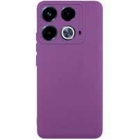 Чохол TPU GETMAN Liquid Silk Full Camera для Infinix Note 40 4G Фіолетовий / Grape