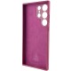 Чохол Silicone Cover Lakshmi Full Camera (AAA) with Logo для Samsung Galaxy S25 Ultra Бордовий / Plum