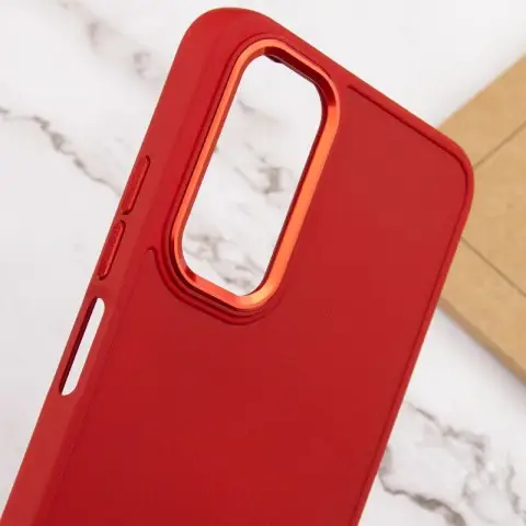 TPU чохол Bonbon Metal Style для Samsung Galaxy A14 4G/5G Червоний / Red