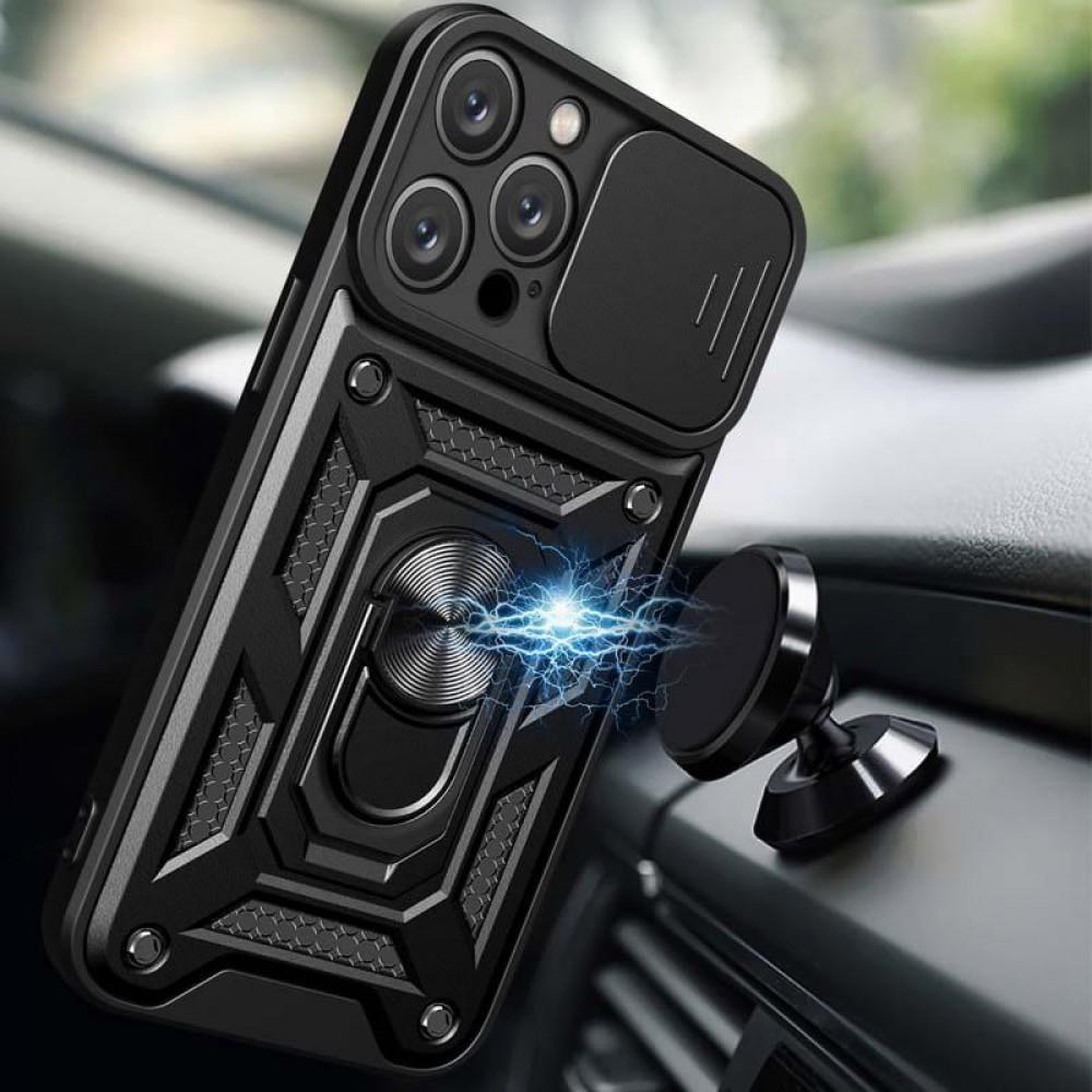 Чохол Ummi Camshield Serge Ring для Apple iPhone 11 Pro Max (6.5") Чорний