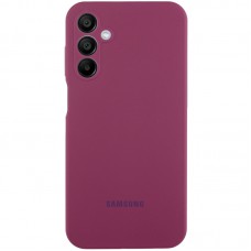 Чохол Silicone Cover Lakshmi Full Camera (AAA) with Logo для Samsung Galaxy A26 5G Бордовий / Plum