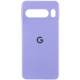 Чохол Silicone Cover Lakshmi Full Camera (AAA) with Logo для Google Pixel 8 Pro Бузковий / Dasheen