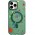 Чохол TPU+PC Flush with MagSafe для Apple iPhone 13 Pro (6.1") Dark green