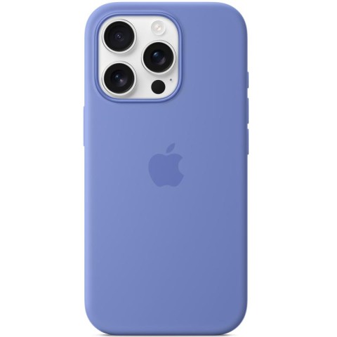 Чохол Silicone case (AAA) with Magsafe and Animation (button) для Apple iPhone 16 Pro Max (6.9") Periwinkle