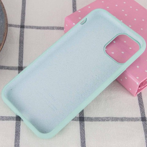 Чохол Silicone Case Full Protective (AA) для Apple iPhone 11 Pro (5.8") Бірюзовий / Turquoise