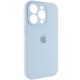 Чохол Silicone Case Full Camera Protective (AA) для Apple iPhone 14 Pro (6.1") Блакитний / Sweet Blue