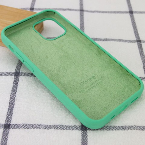 Чохол Silicone Case Full Protective (AA) для Apple iPhone 13 mini (5.4") Зелений / Spearmint