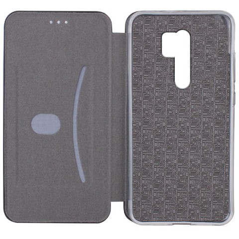 Шкіряний чохол-книжка Classy для Xiaomi Redmi 9 Темно-синій