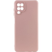 Чохол Silicone Cover Ummi Lakshmi Full Camera (AA) для Samsung Galaxy A12 Рожевий / Pink Sand