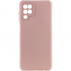 Чохол Silicone Cover Ummi Lakshmi Full Camera (AA) для Samsung Galaxy A12 Рожевий / Pink Sand