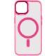 Чохол TPU Iris with MagSafe для Apple iPhone 12 Pro Max (6.7") Малиновий