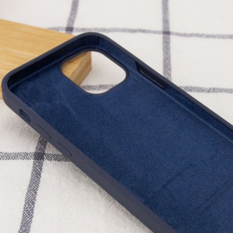 Чохол Silicone Case Full Protective (AA) для Apple iPhone 15 Pro Max (6.7") Темно-синій / Midnight blue