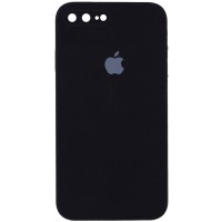 Чохол Silicone Case Square Full Camera Protective (AA) для Apple iPhone 7 plus/8 plus (5.5") Чорний / Black