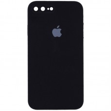 Чохол Silicone Case Square Full Camera Protective (AA) для Apple iPhone 7 plus / 8 plus (5.5") Чорний / Black