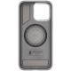 Чохол SGP PC+Leather with MagSafe для Apple iPhone 15 Pro Max (6.7") Grey