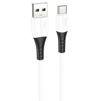 Дата кабель Hoco X82 Silicone USB to Type-C (1m) White