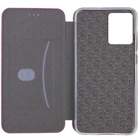 Шкіряний чохол-книжка Classy для Xiaomi Redmi Note 12 4G Бордовий