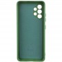 Чохол Silicone Cover Lakshmi Full Camera (A) для Samsung Galaxy A32 4G Зелений / Dark green