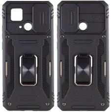 Ударостійкий чохол Camshield Army Ring для Xiaomi Redmi 10C Чорний / Black