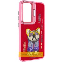 TPU+PC чохол Friends для Xiaomi Poco X6 / Note 13 Pro 5G Pink Dog